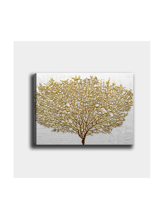 Megapap Golden Tree Πίνακας σε Καμβά 100x70cm