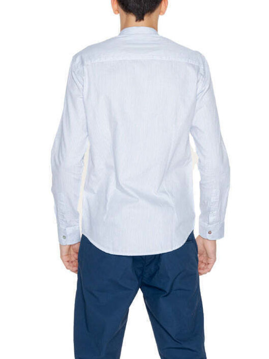 Gianni Lupo Men's Shirt Long Sleeve Cotton Light Blue