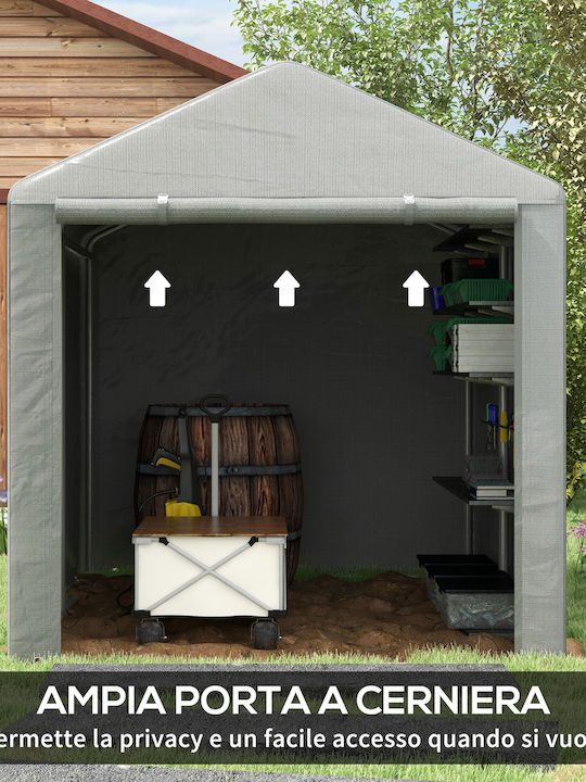 Metallische Gartenhaus Galvanisiert M1.6xP2xH1.72m