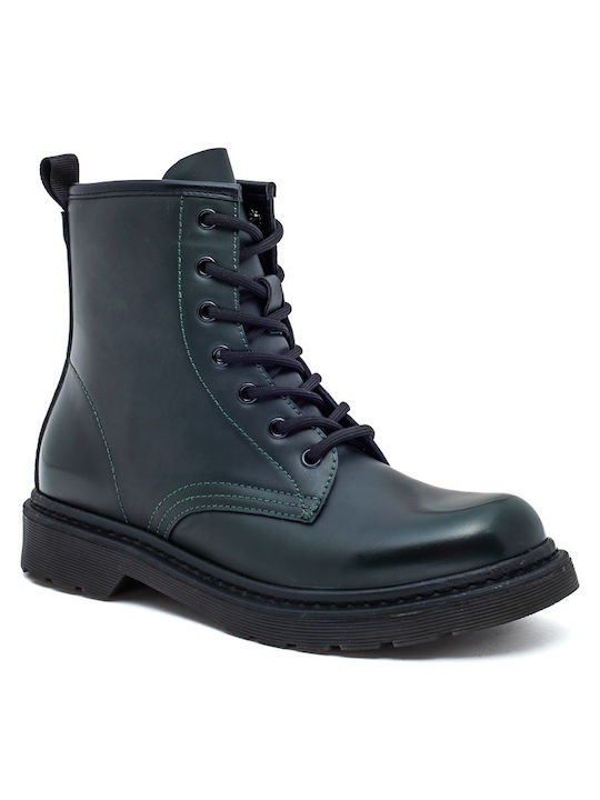 Stiefeletten Damen Grün