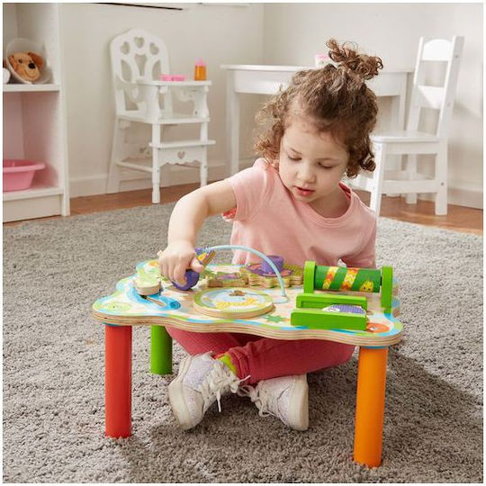 Melissa & Doug Маса за дейности Jungle от дърво за 12++ месеца