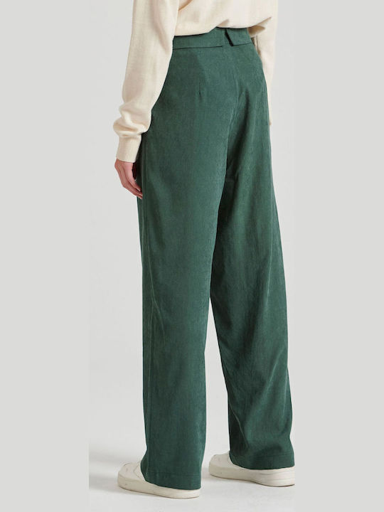 Damen Stoff Hose Grün
