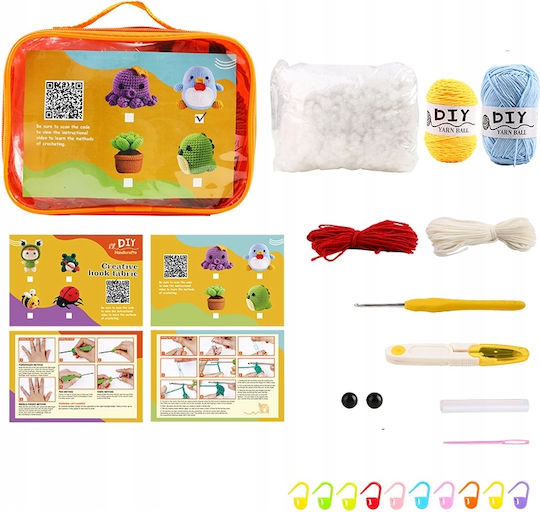 Häkelset Komplett DIY Mach es selbst Kinder Geschenk Roślinka