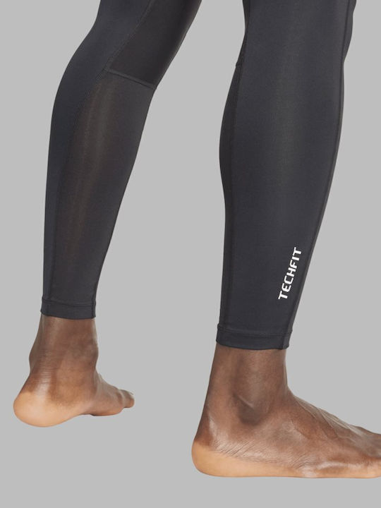 adidas Techfit Colan sport pentru bărbați Compresie Lung Negru