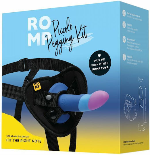 Romp Harnașament cu Dildo în Culoare Negru