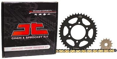 JT Sprockets Σετ Γρανάζια Αλυσίδα (14-37-428) για Honda Wave 110 2012-2014