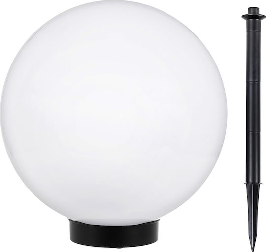 Solar Led Gartenlampe Lampe Große Kugel Greenblue Gb166 25x25x58cm Weiß