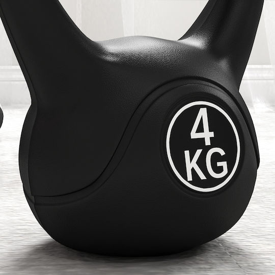 HomCom Kettlebell 4kg Μαύρο