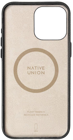Native Union Fabric / Plastic Black Back Cover for iPhone 15 Pro Max