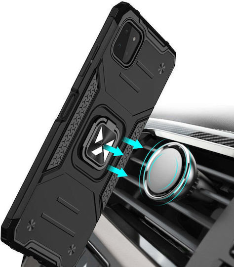 Wozinsky Kickstand Tough Cover Samsung Back Cover Πλαστικό Ροζ (Galaxy A22 5G)