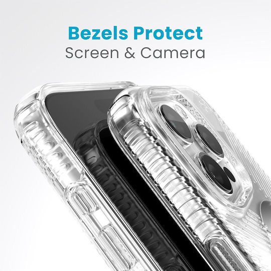 Speck Presidio Perfect-clear Grip Задна корица Прозрачен (iPhone 15 Pro Max)