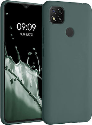 Oem Soft Matt Case Gel TPU Cover 2.0mm Για Xiaomi Redmi 9 Σκούρο Πράσινο BOX