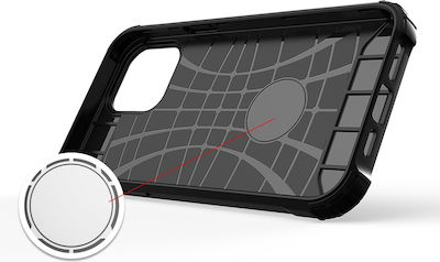 Hurtel Hybrid Armor Coperta din spate Plastic rezistent Aur (iPhone 13 mini)