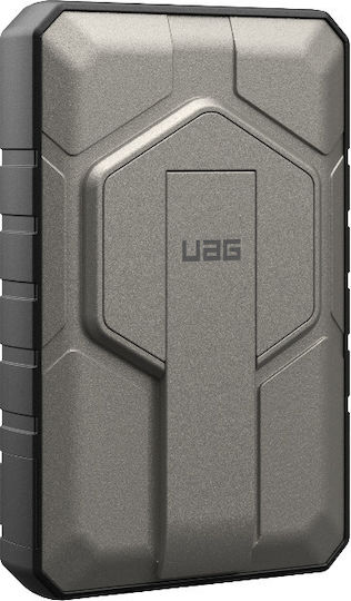 UAG Rugged MagSafe Power Bank 10000mAh 20W с USB-A порт и USB-C порт Titanium/Black