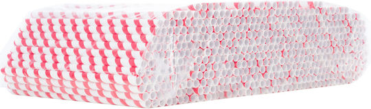 Papierstäbchen Zuckerwatte 6/270mm Weiß-Rot 500 Stück