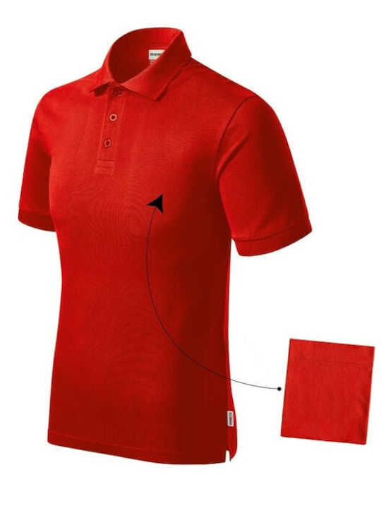 Malfini Men's Short Sleeve Promotional Blouse red