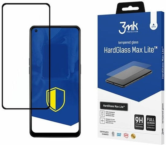 3MK HardGlass Max Lite Tempered Glass Black (Oppo Reno 7 Z 5 G)