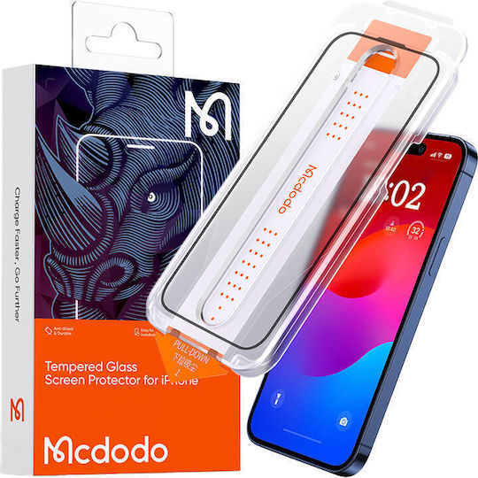 Mcdodo Gehärtetes Glas (iPhone 15 Plus / 16 Plus)