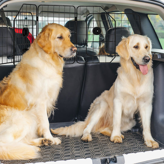 Pawhut Car Divider for Dog Black