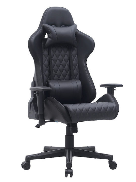Oxford Home GC3031FB Καρέκλα Gaming Δερματίνης με RGB Φωτισμό Μαύρη