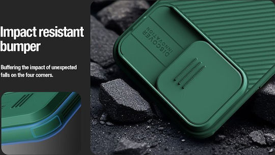 Nillkin Camshield Pro Back Cover Plastic 0.2mm Green (iPhone 15 Pro)