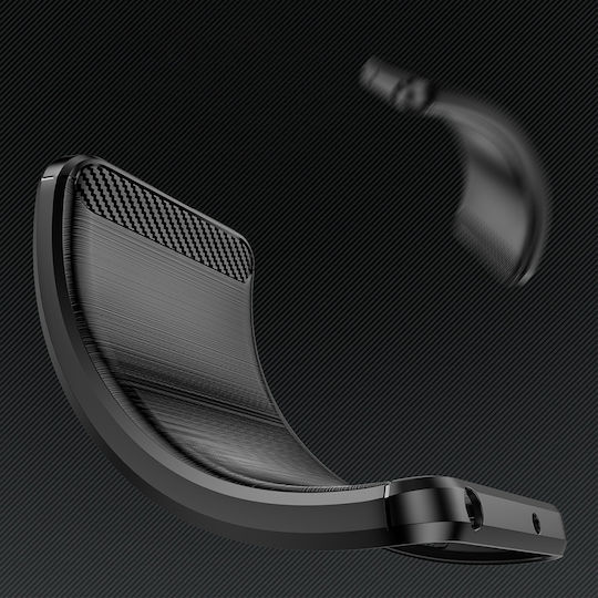 Techsuit Pro Techsuit Carbon Umschlag Rückseite Silikon Schwarz (Motorola Edge 40 Pro)