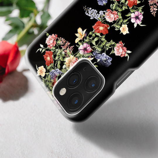 iDeal Of Sweden Dark Floral Umschlag Rückseite Silikon Mehrfarbig (iPhone 11 Pro)