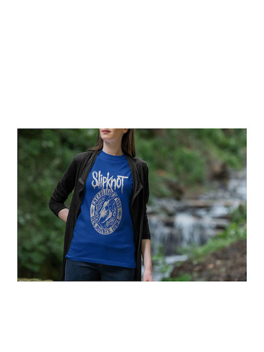 Slipknot 1995 T-shirt Slipknot Blau Baumwolle