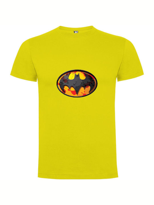 Dynamic Dc Batman Collection Tricou Batman Galben Bumbac