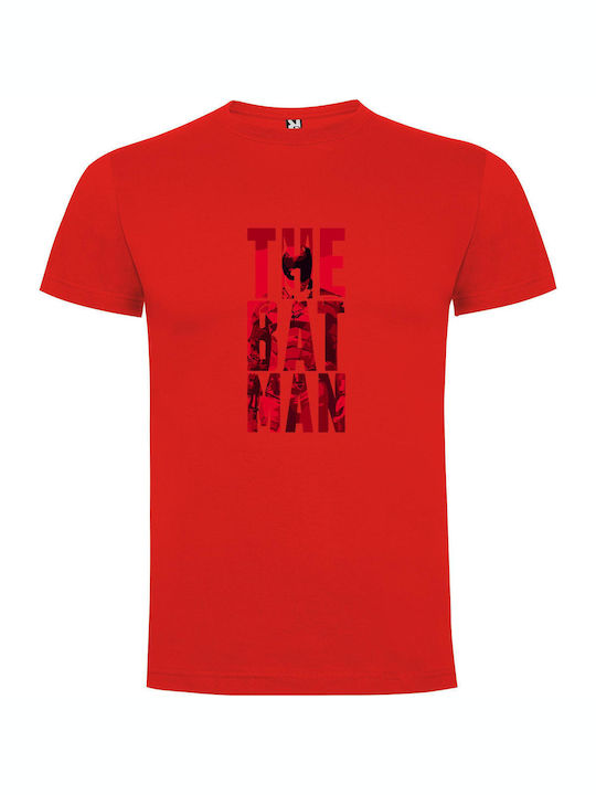 Batman Unleashed T-shirt Batman Red Cotton