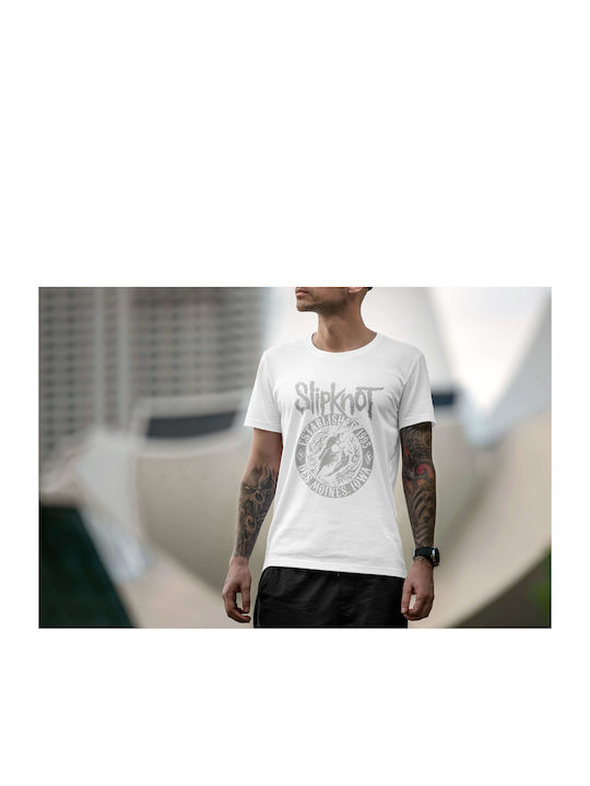 Slipknot 1995 T-shirt Slipknot Λευκό Βαμβακερό