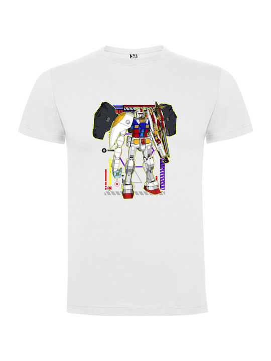 Gundam Noir T-shirt White Cotton