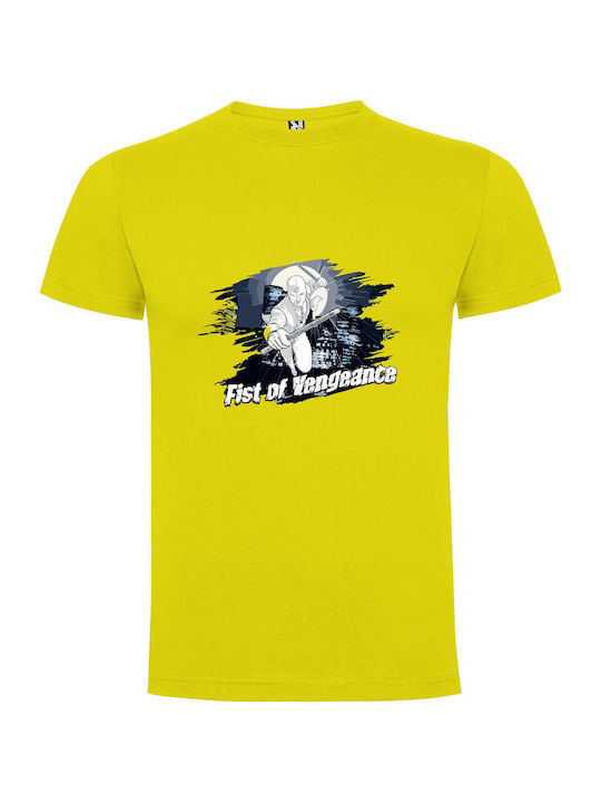 Vengeful Batman: Urban Fury T-shirt Batman Yellow Cotton