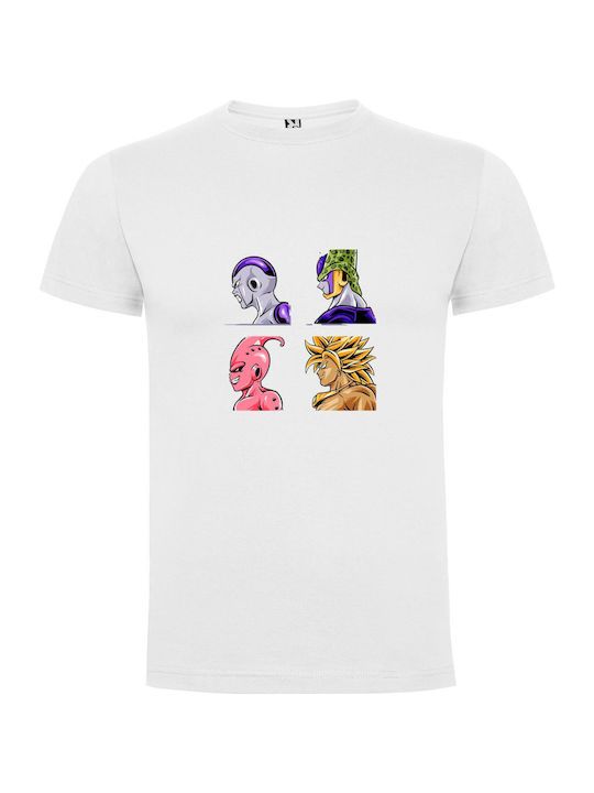 Reign T-shirt Dragon Ball Weiß Baumwolle