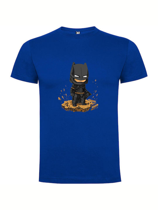 Gothic Batman Evolution T-shirt Batman Μπλε Βαμβακερό