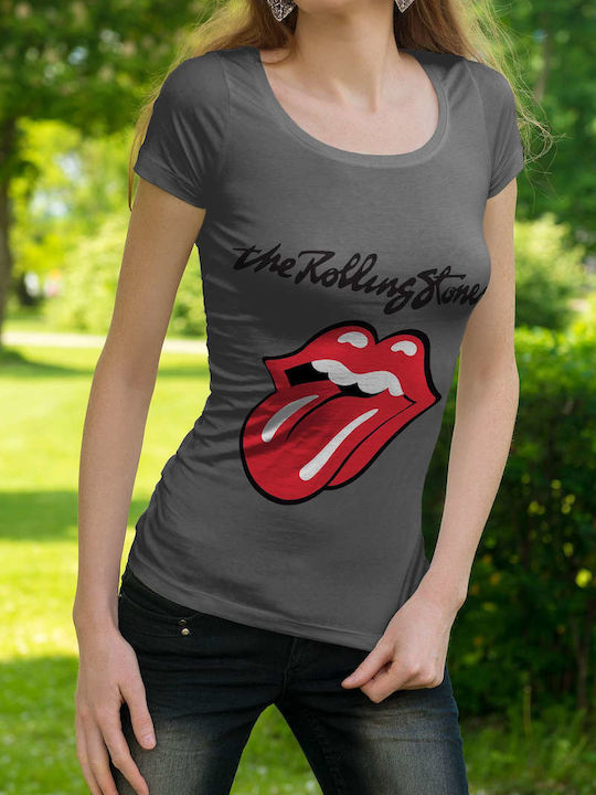 Small T-shirt Rolling Stones Γκρι Βαμβακερό