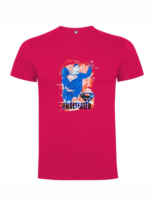 Unleashed Superman: Ultra Underrated T-shirt Superman Fuchsie Baumwolle