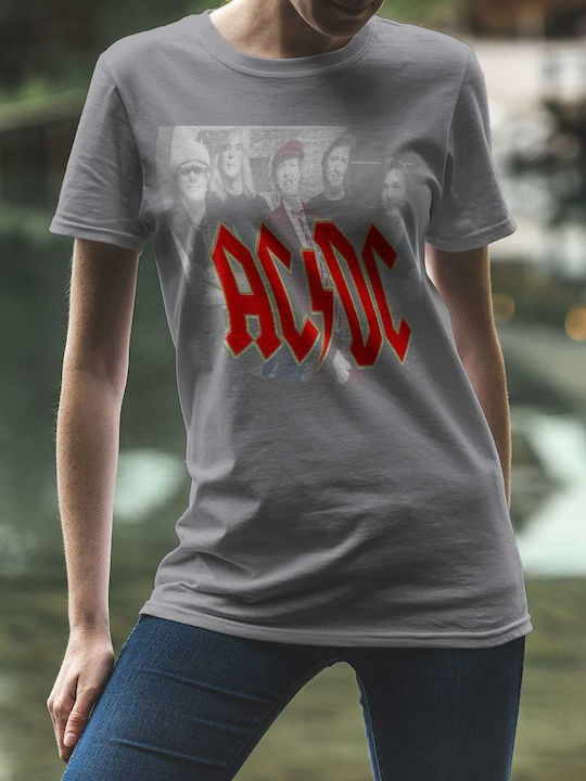 Tricou AC/DC Gri Bumbac