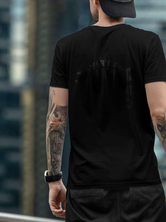 American Vintage Rider Skull Design T-shirt