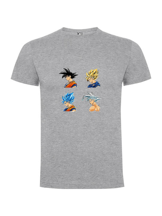 Odyssey T-shirt Dragon Ball Γκρι Βαμβακερό