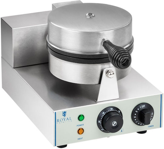 Single Round Teflon Waffle Maker A Diameter 18.5cm