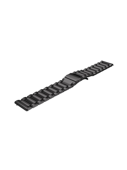 Strap Stainless Steel Black (Galaxy Watch Active 2Amazfit GTS)