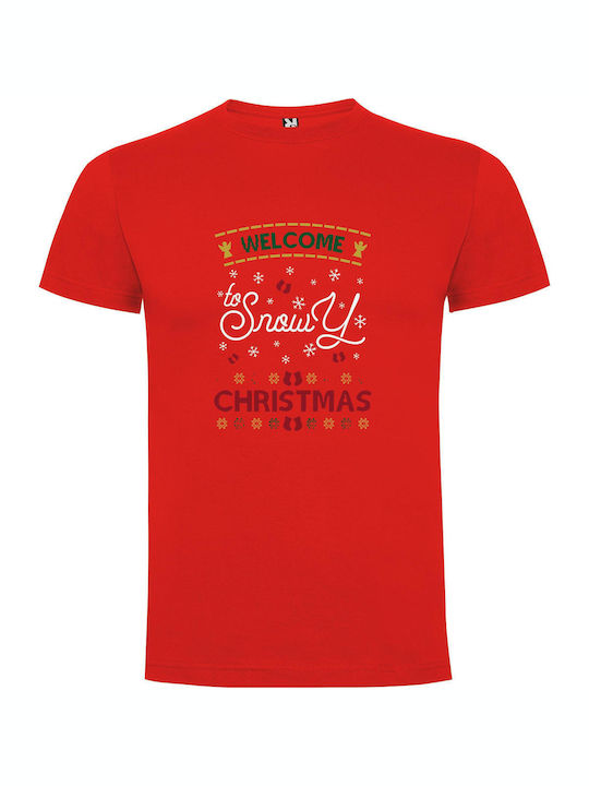 Frosty T-shirt Red Cotton