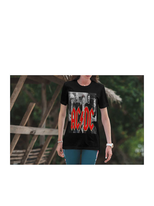 T-shirt AC/DC Black Cotton