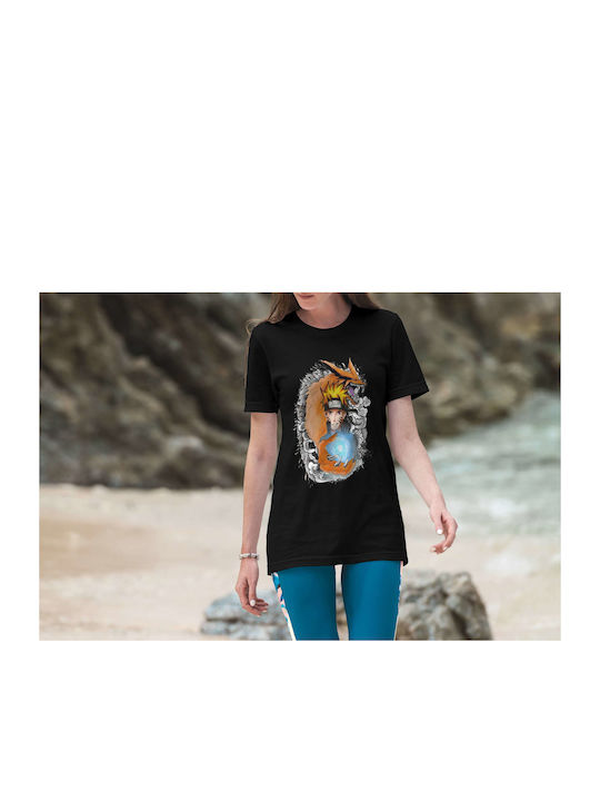 Tricou Naruto Negru Bumbac