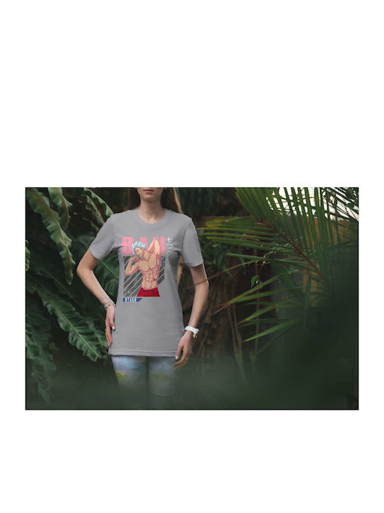 Poster T-shirt Gray Cotton