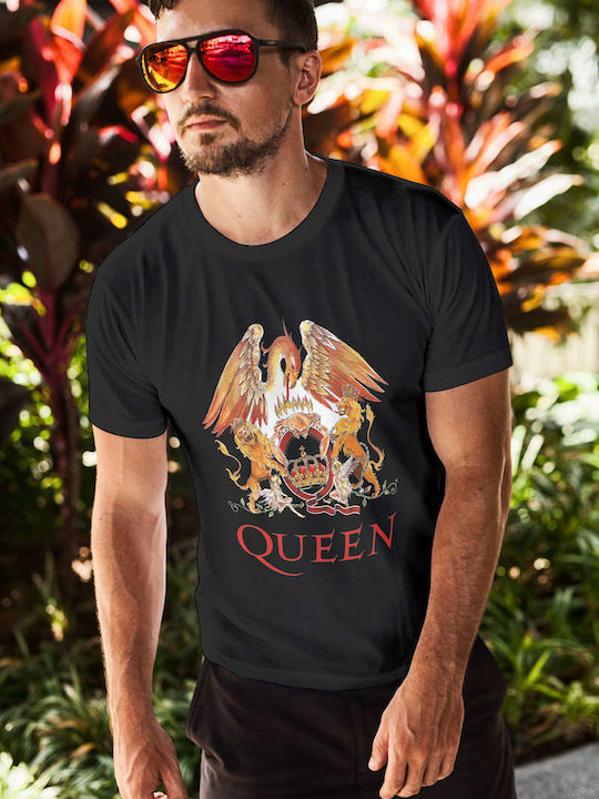 T-shirt Μαύρο Βαμβακερό