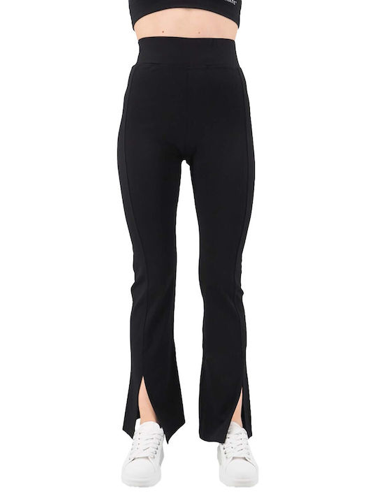 Hinnominate Frauen Lang Leggings Schwarz