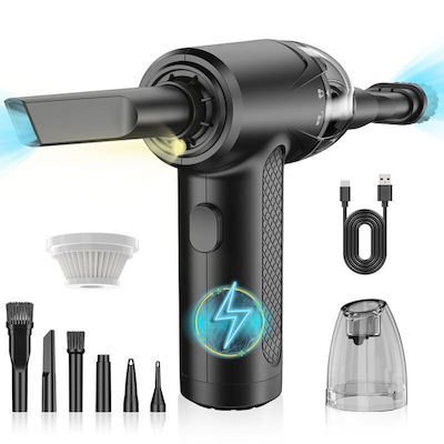 Air Blower Vacuum Portable Pc Dust Removal Air Conditioning Led Flashlight 7 Nozzles 3 Speeds 51000 Rpm 6000 Mah Battery