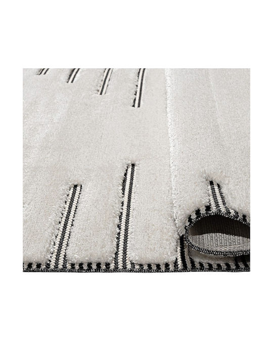 Beauty Home Cozy Art 9637 Modern Cotton Bedroom Rugs Set Ecru 2024963700065 3pcs